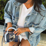 Game Day Clear Stadium Crossbody Jelly Bag - Navy Twilly