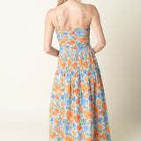 Marigold Sky Smocked Maxi Dress
