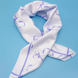 Full Of Bow Silk Scarf