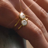 Hollis Twin Spark Crystal Ring