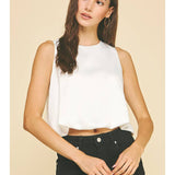 Chiffon Bubble Hem Top