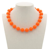 Sunset Coral Bead Necklace