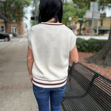 Fletcher Sweater Vest - Crystal