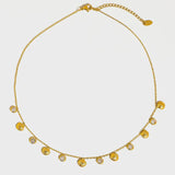 Sylvain Cz Shell Charm Necklace