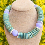 Seafoam Skies Statement Necklace