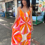 Sunset Mirage Midi Dress