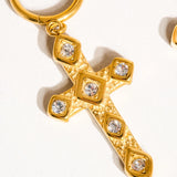 Miriam Cz Cross Earring