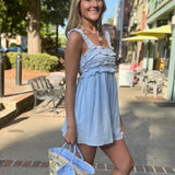 Bluebell Bliss Ruffle Romper