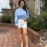 Solid Woven Shorts - Off White