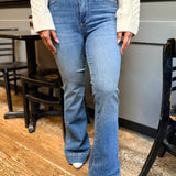 Sunwashed Avenue Straight Jeans