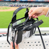 Game Day Clear Stadium Crossbody Jelly Bag - Midnight Black