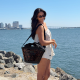 Tortoiseshell Bow Mini Jelly Cooler Tote Bag