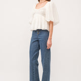 Ethereal Puff Sleeve Lily Blouse