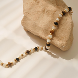 Dakota 18K Gold Beaded Boho Necklace