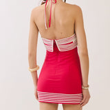 Scarlet Riviera Halter Mini Dress