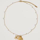 Capella Seashell & Starfish Pearl Necklace