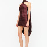 Burgundy Penny Dress