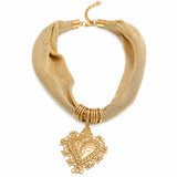 Golden Heart Heirloom Necklace