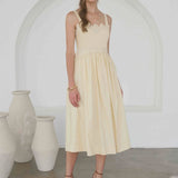 Golden Hour Garden Midi Dress