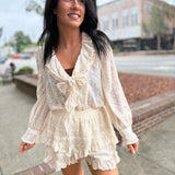 Cream Graceful Whisper Blouse