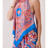 Sienna Paisley Scarf Halter Top