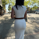 Envision Textured Midi Dress