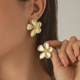 Blossom Radiance Earrings - Gold