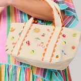 Summer Icons Mini Tote - Natural