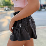 Get Your Flirt On Shorts - Chocolate