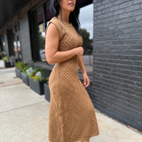 Wandering Intricate Knit Dress