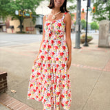Wildflower Whimsy Midi Dress