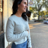 Medina Cardigan - Light Heather Grey