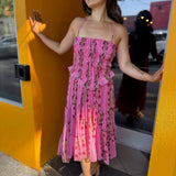 Alejandra Midi - Hot Pink Combo