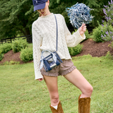 Game Day Clear Stadium Crossbody Jelly Bag - Navy Twilly