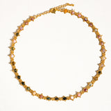 Skylar Multi-Stone Chained Necklace