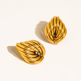 Lysandra 18K Gold Layered Teardrop Earrings