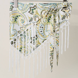Elephant Print Fringe Scarf - 7