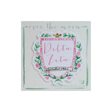 Sorority Watercolor Crest Vinyl Decal