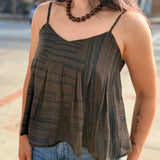 Zebra Print Tank Top