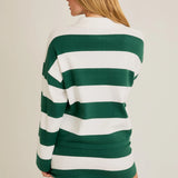 Meadow Breeze Striped Sweater Set