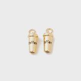 Gold Cup of Ambition Coffee Charm