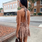 Savanna Rouge Ruffle Mini Dress