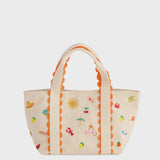Summer Icons Mini Tote - Natural