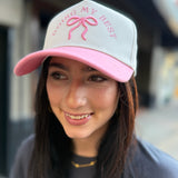 Doing My Best - Pink Vintage Trucker Hat