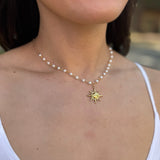 Kalani Sun Beaded Necklace