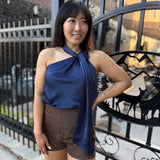 Susan Tie Neck Top