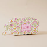 Sorority Essentials Quilted Cosmetic Pouch