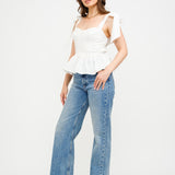 Audrey Off White Top