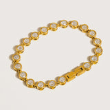 Amity Round Rhinestone Bracelet