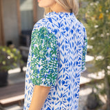 Coastal Bloom Embroidered Blouse